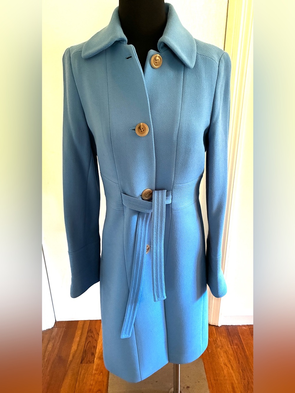 J. Crew tailored sky blue coat size 6/S